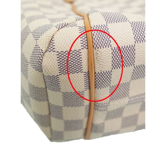 Louis Vuitton Damier Azur Totally PM Tote Bag Beige - Picture 6 of 8